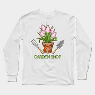 Garden Shop Emblem Long Sleeve T-Shirt